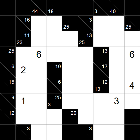 Kakuro - Difícil