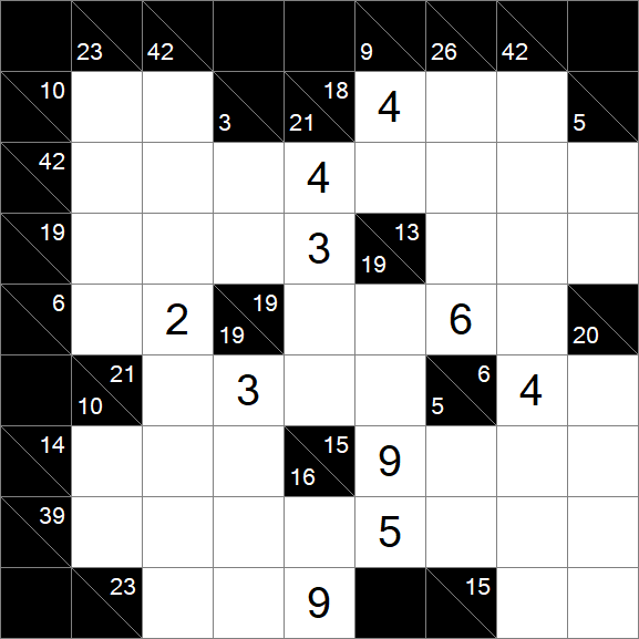 Kakuro - Hard