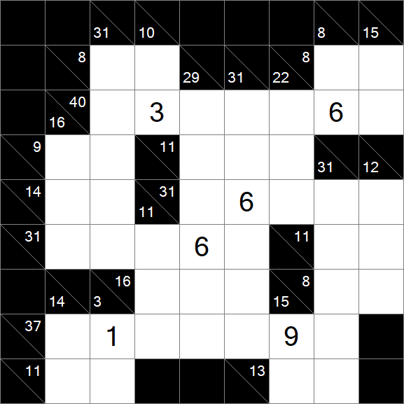 Kakuro - Hard