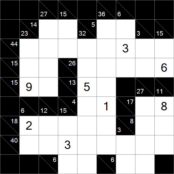 Kakuro - Hard