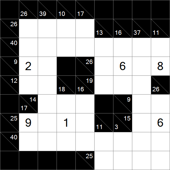 Kakuro - Hard