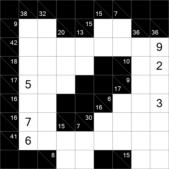 Kakuro - Hard