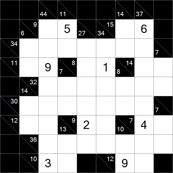 Kakuro - Hard