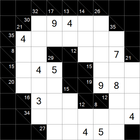 Kakuro - Hard