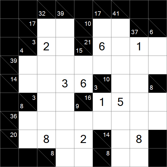 Kakuro - Hard