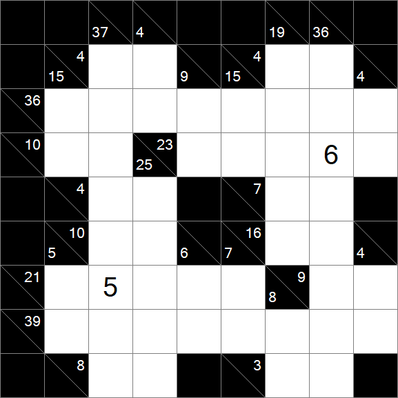 Kakuro - Hard