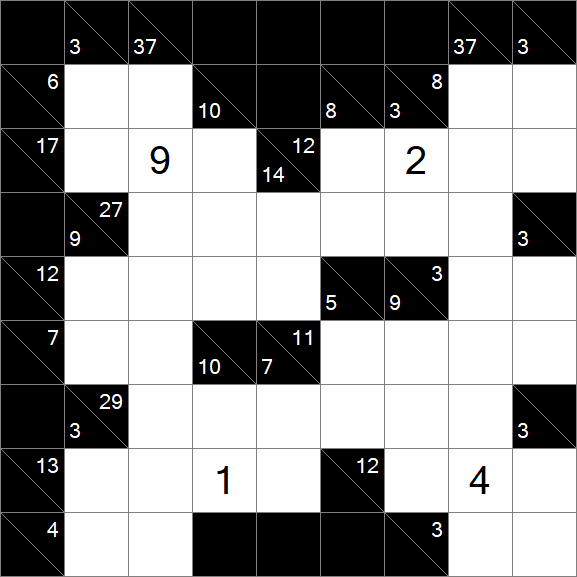 Kakuro - Hard