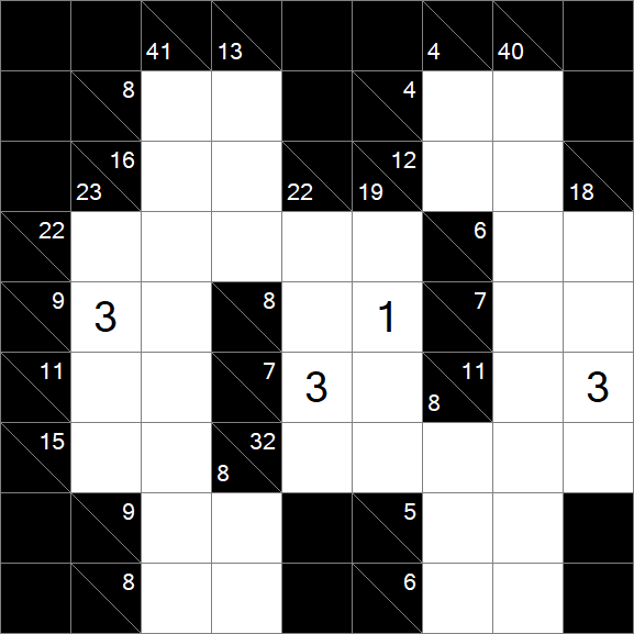 Kakuro - Difficile
