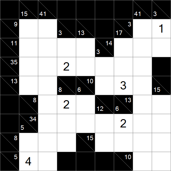 Kakuro - Difficile