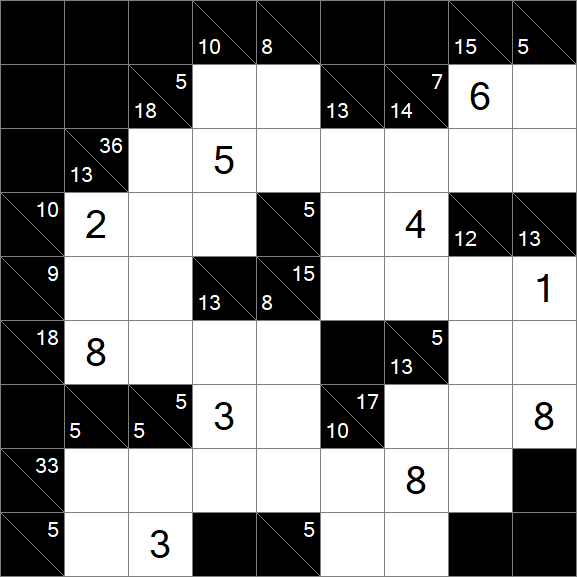 Kakuro - Difficile