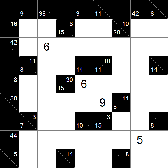 Kakuro - Difícil