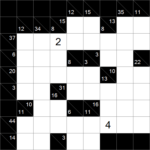 Kakuro - Difficile