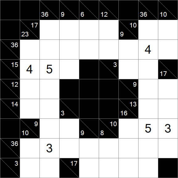 Kakuro - Difficile