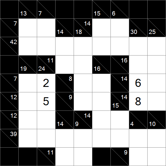 Kakuro - Difficile
