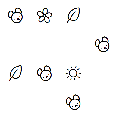 Kids Sudoku 4x4 - Easy