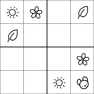 Kids Sudoku 4x4 - Simple