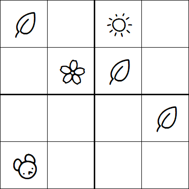 Kids Sudoku 4x4 - Simple