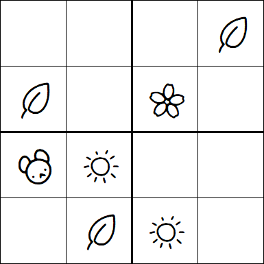 Kids Sudoku 4x4 - Simple