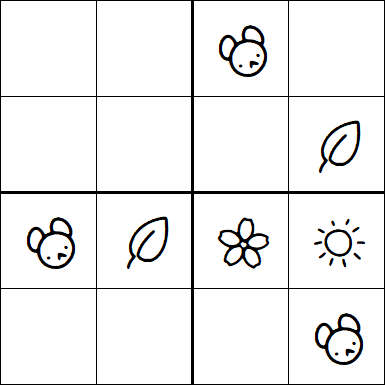 Kids Sudoku 4x4 - Easy