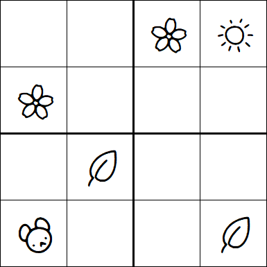 Kids Sudoku 4x4 - Easy
