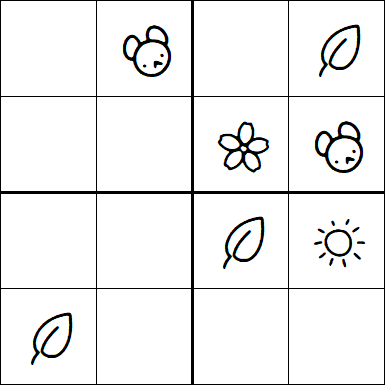 Kids Sudoku 4x4 - Easy