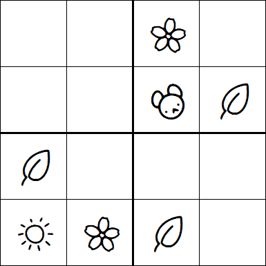 Kids Sudoku 4x4 - Easy