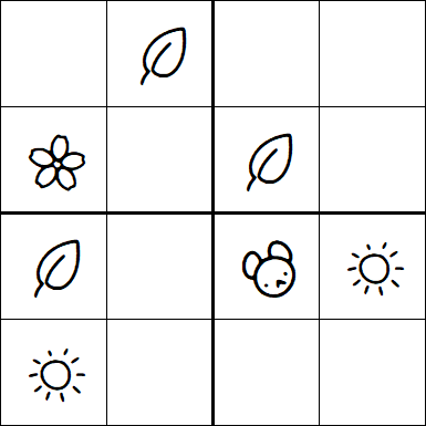 Kids Sudoku 4x4 - Easy