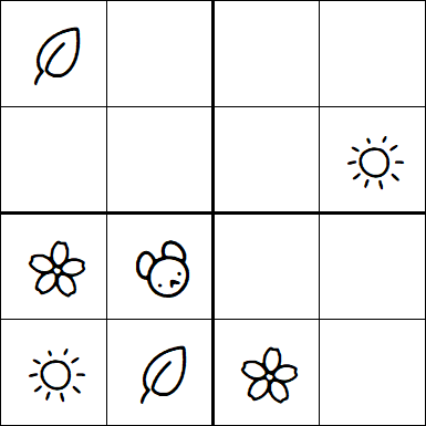 Kids Sudoku 4x4 - Easy