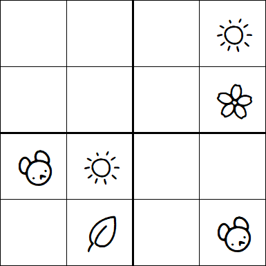 Kids Sudoku 4x4 - Easy