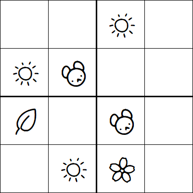 Kids Sudoku 4x4 - Easy