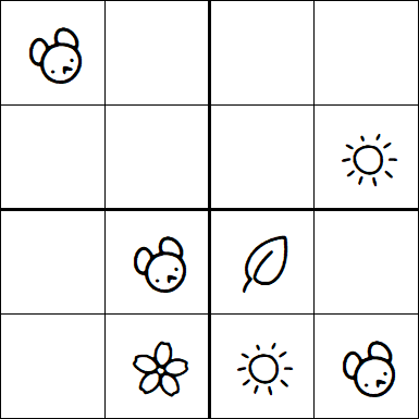 Kids Sudoku 4x4 - Easy