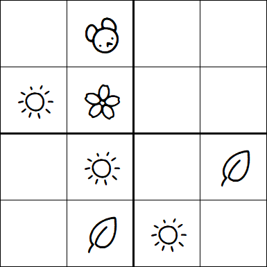 Kids Sudoku 4x4 - Easy