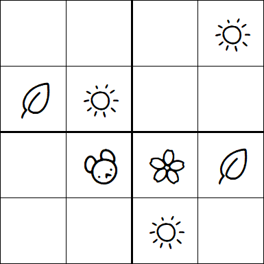 Kids Sudoku 4x4 - Easy
