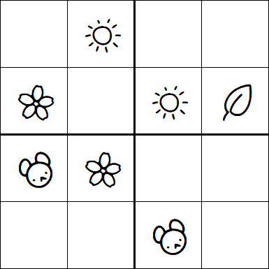Kids Sudoku 4x4 - Easy