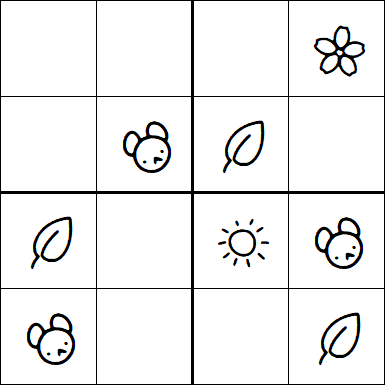 Kids Sudoku 4x4 - Easy