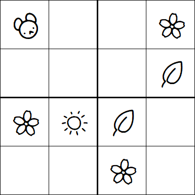 Kids Sudoku 4x4 - Easy