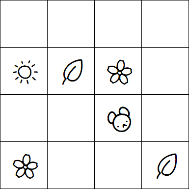 Kids Sudoku 4x4 - Easy