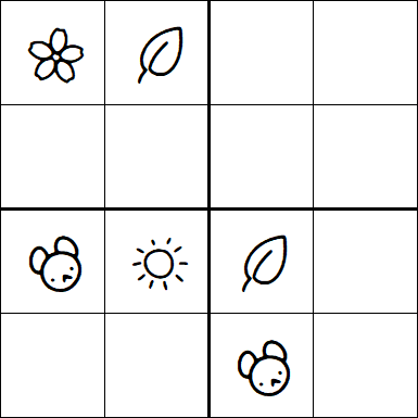 Kids Sudoku 4x4 - Easy