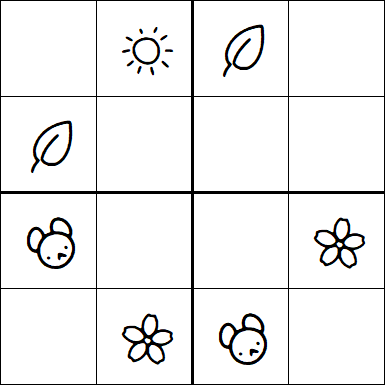 Kids Sudoku 4x4 - Easy
