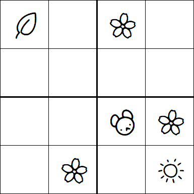 Kids Sudoku 4x4 - Easy