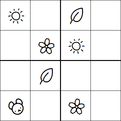 Kids Sudoku 4x4 - Simple