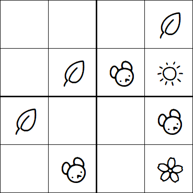 Kids Sudoku 4x4 - Fácil