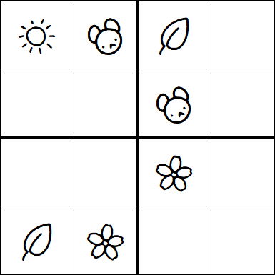 Kids Sudoku 4x4 - Fácil