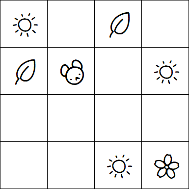 Kids Sudoku 4x4 - Fácil