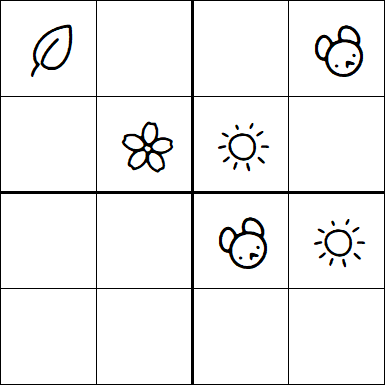 Kids Sudoku 4x4 - Fácil
