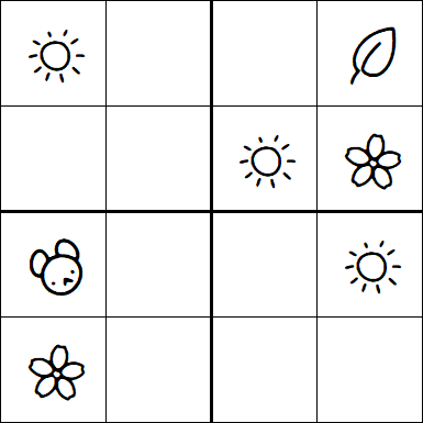 Kids Sudoku 4x4 - Fácil