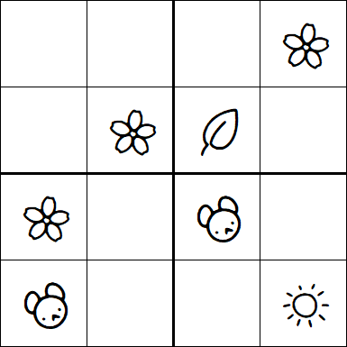 Kids Sudoku 4x4 - Simple