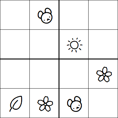 Kids Sudoku 4x4 - Fácil