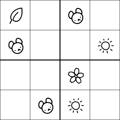 Kids Sudoku 4x4 - Fácil