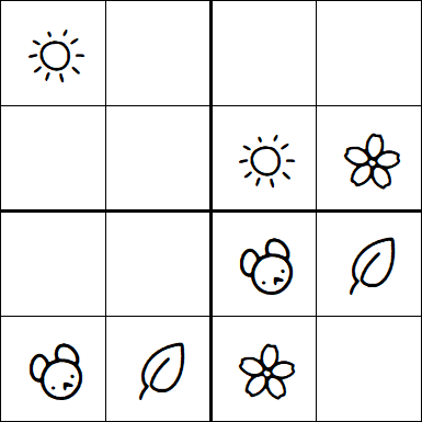 Kids Sudoku 4x4 - Fácil